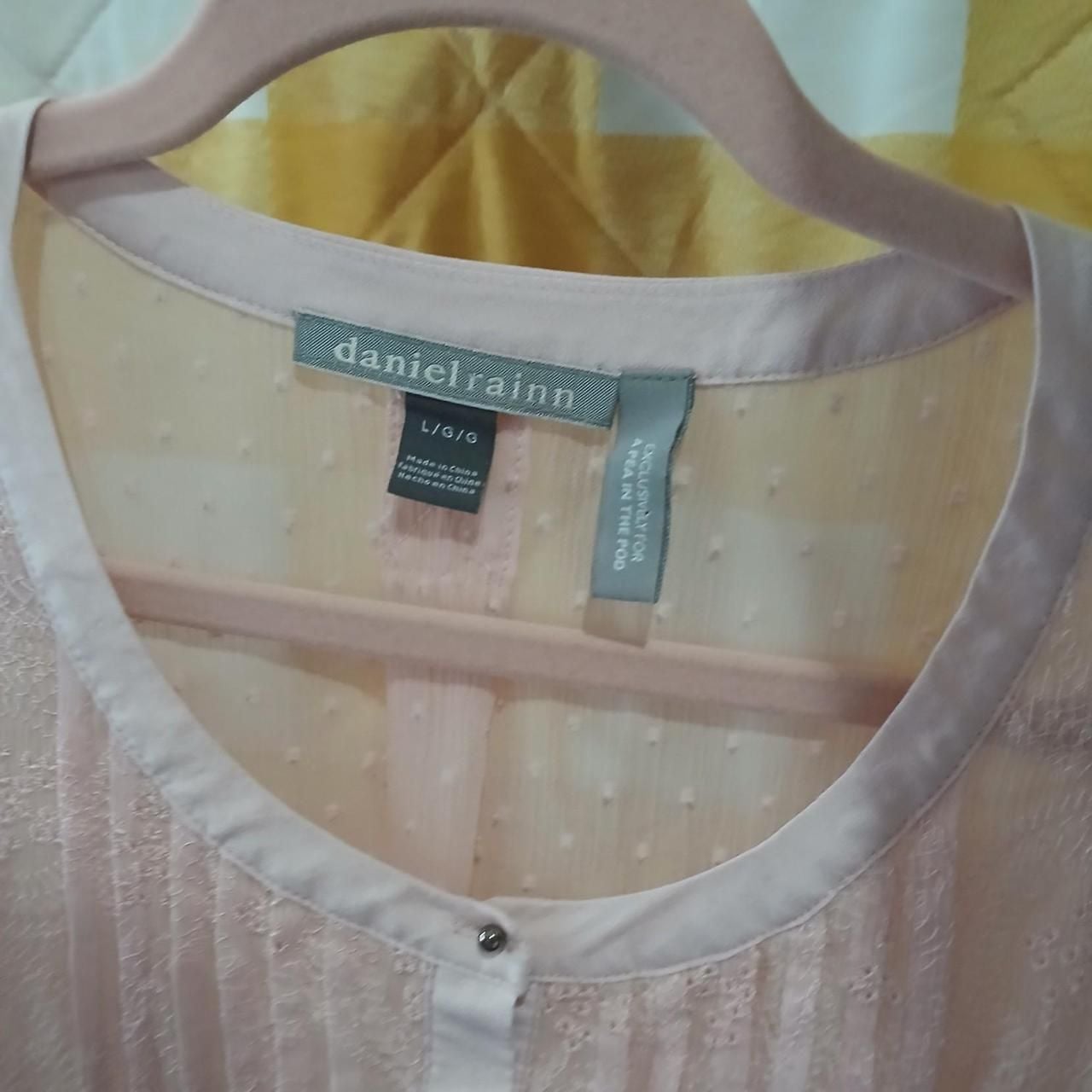 Daniel Rainn Sheer Long Sleeve Blouse 3