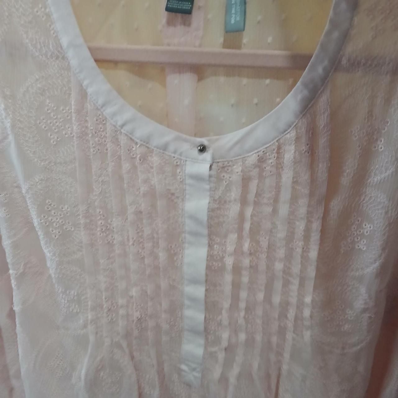 Daniel Rainn Sheer Long Sleeve Blouse 4