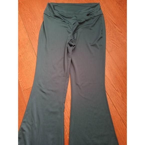 Blue Stretchy Flare Soft Leggings Large 4
