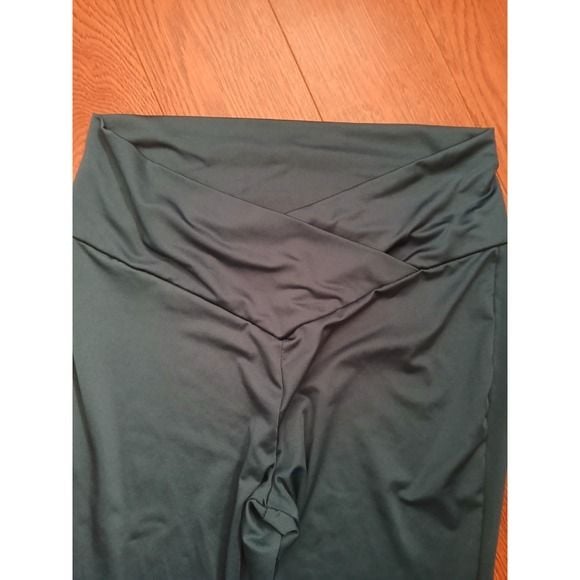 Blue Stretchy Flare Soft Leggings Large 5