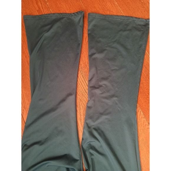 Blue Stretchy Flare Soft Leggings Large 8
