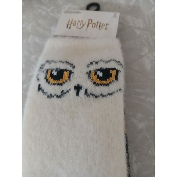 Harry Potter Soft Owl Lightning Socks 2pk 3
