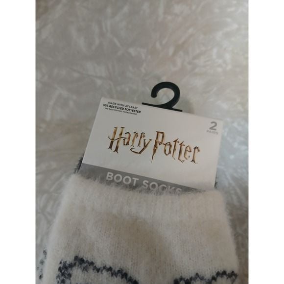Harry Potter Soft Owl Lightning Socks 2pk 6