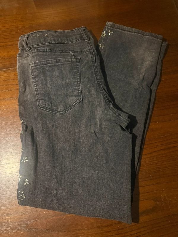 Black bedazzled pants 3