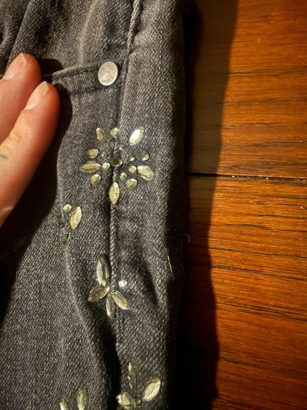 Black bedazzled pants 5