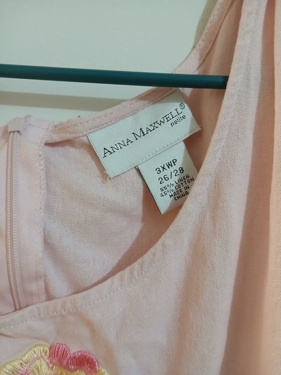 Light Pink Floral Embroidered Sleep Chemise 6