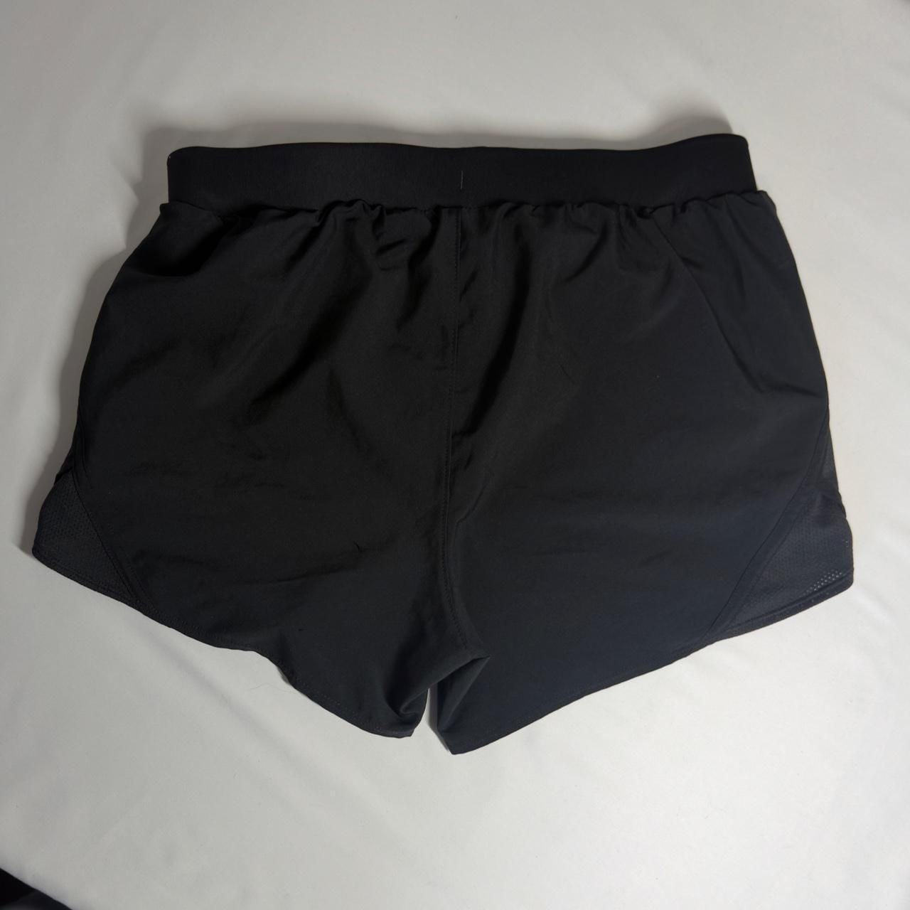 Under Armour HeatGear Running Shorts Style 1350196 Black 3