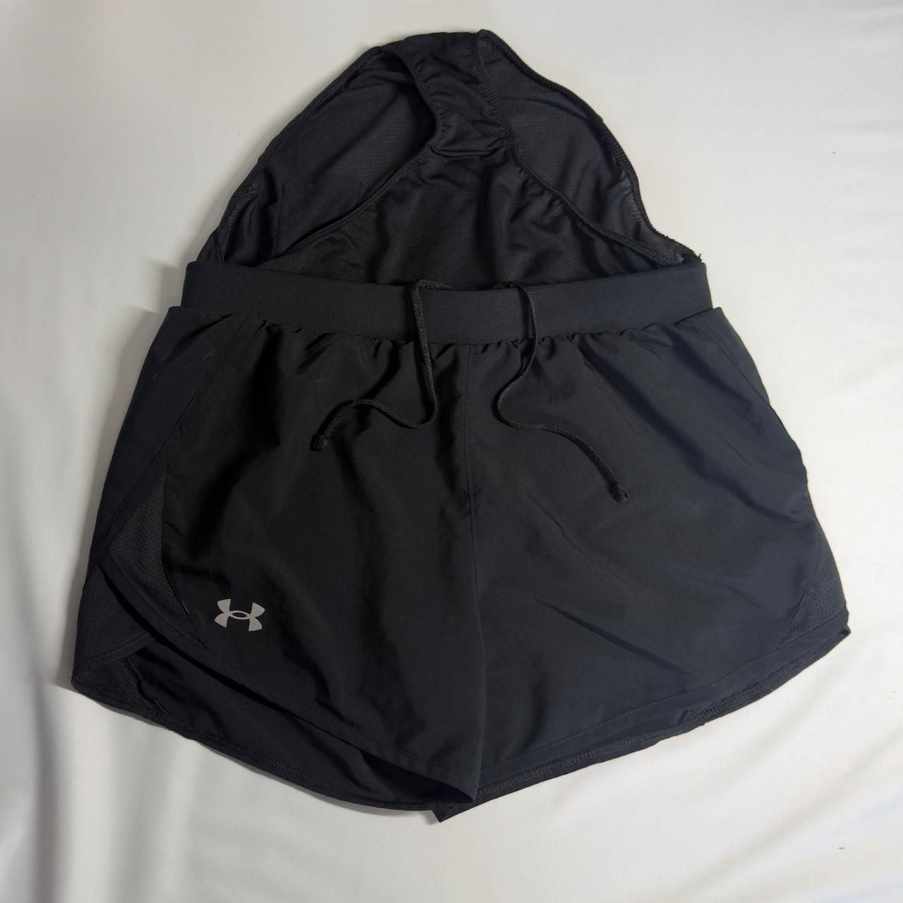 Under Armour HeatGear Running Shorts Style 1350196 Black 4