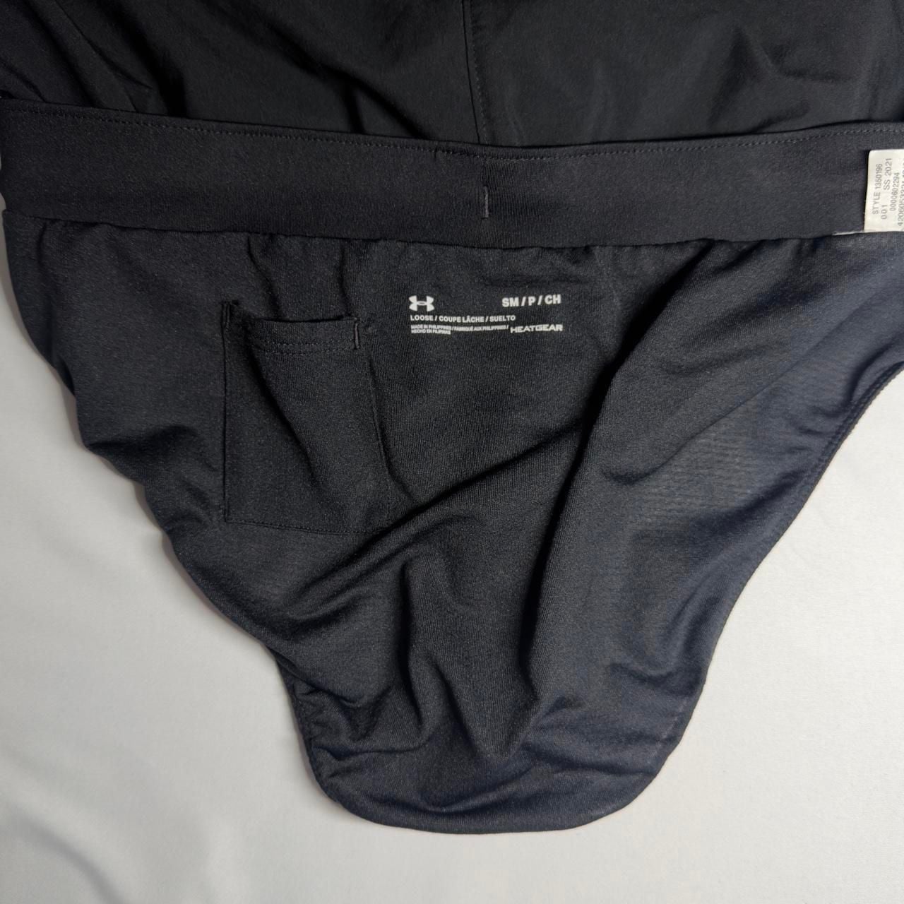 Under Armour HeatGear Running Shorts Style 1350196 Black 5