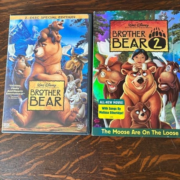 Disney Brother Bear & Brother Bear 2 DVD Lot 2-Disc Special Edition