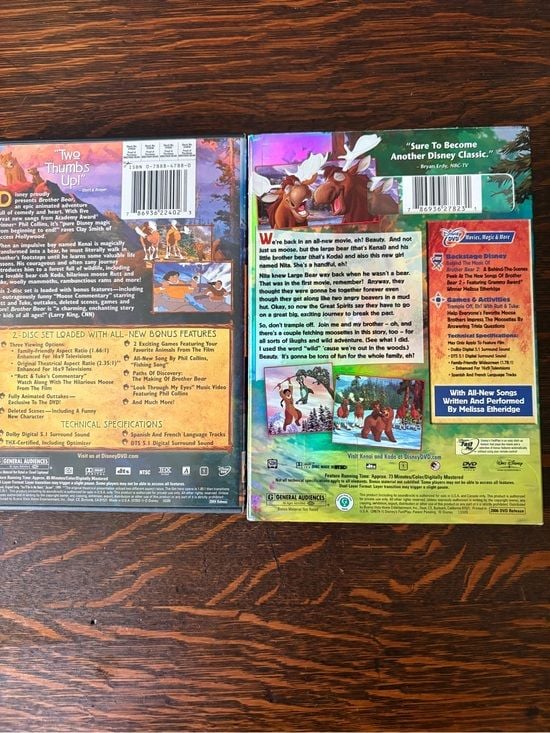 Disney Brother Bear & Brother Bear 2 DVD Lot 2-Disc Special Edition 2