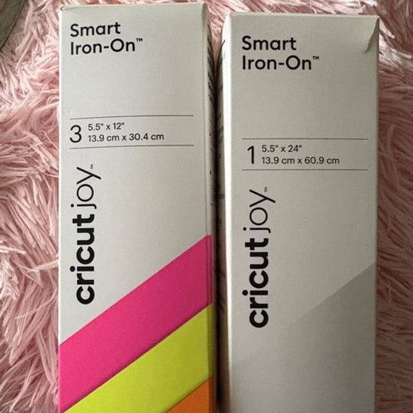 Cricut Joy Smart Iron-On Bundle Set of 2 NWT