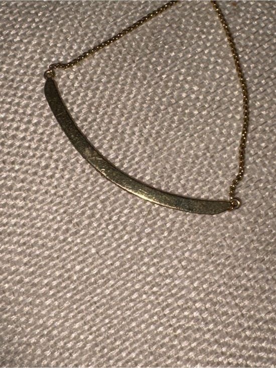 Veronese Delicate Gold Pavé Bar Necklace - Sparkling CZ Accent 6
