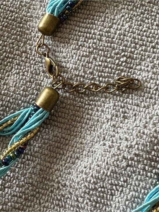 Elegant Turquoise Teardrop Pendant Necklace 16-18” 8