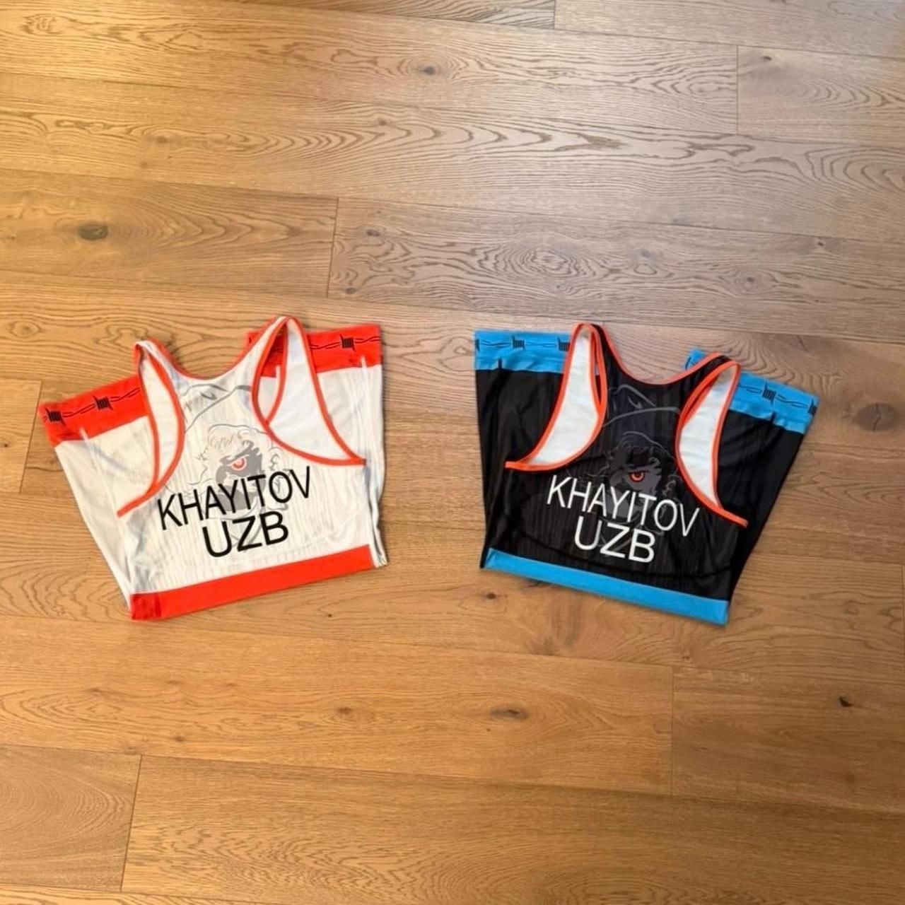 Nike Oklahoma State Cowboy Wrestling Club Singlets Khayitov UZB Lot of 2 2