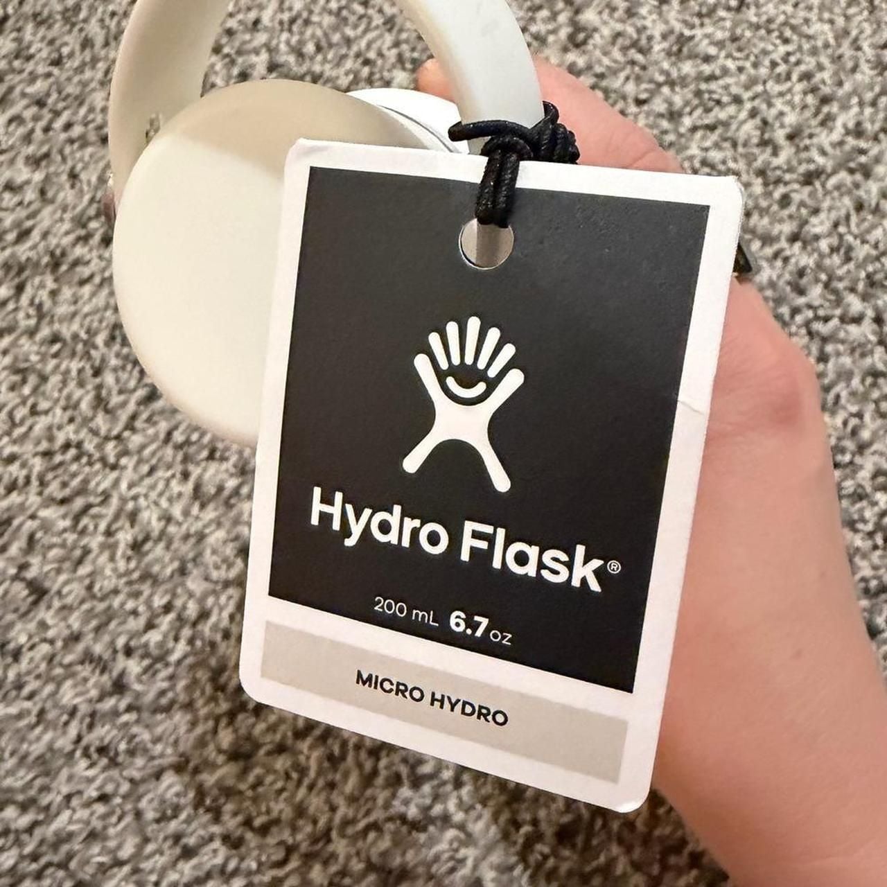Hydro Flask Micro Hydro Water Bottle 6.7 oz Mosaic Graphic White 4