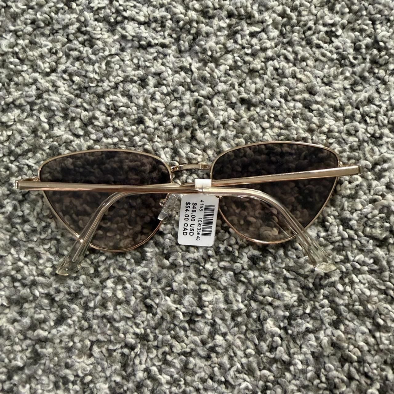 Anthropologie Cat Eye Sunglasses Rose Gold ZT3437-72SG 3