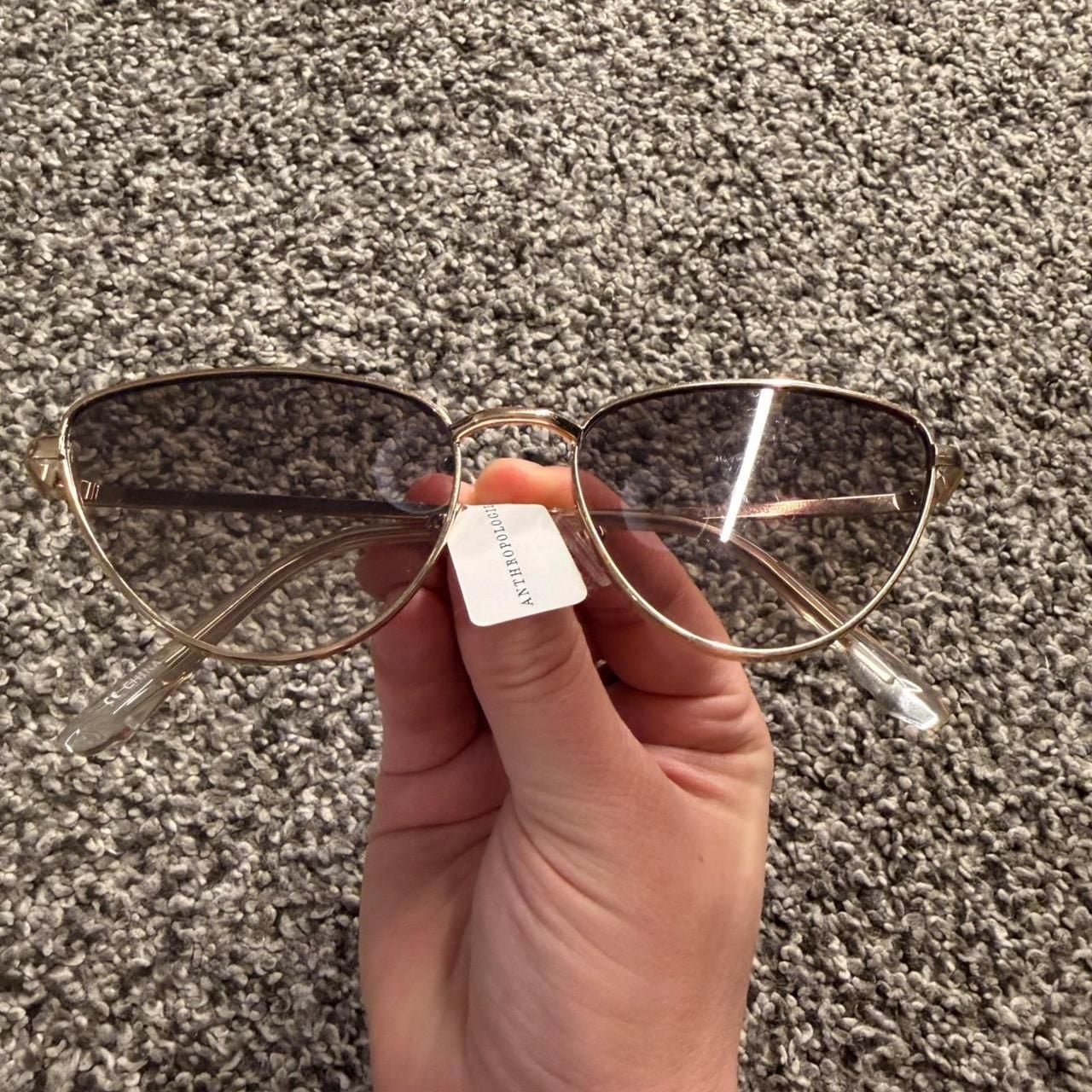 Anthropologie Cat Eye Sunglasses Rose Gold ZT3437-72SG 4