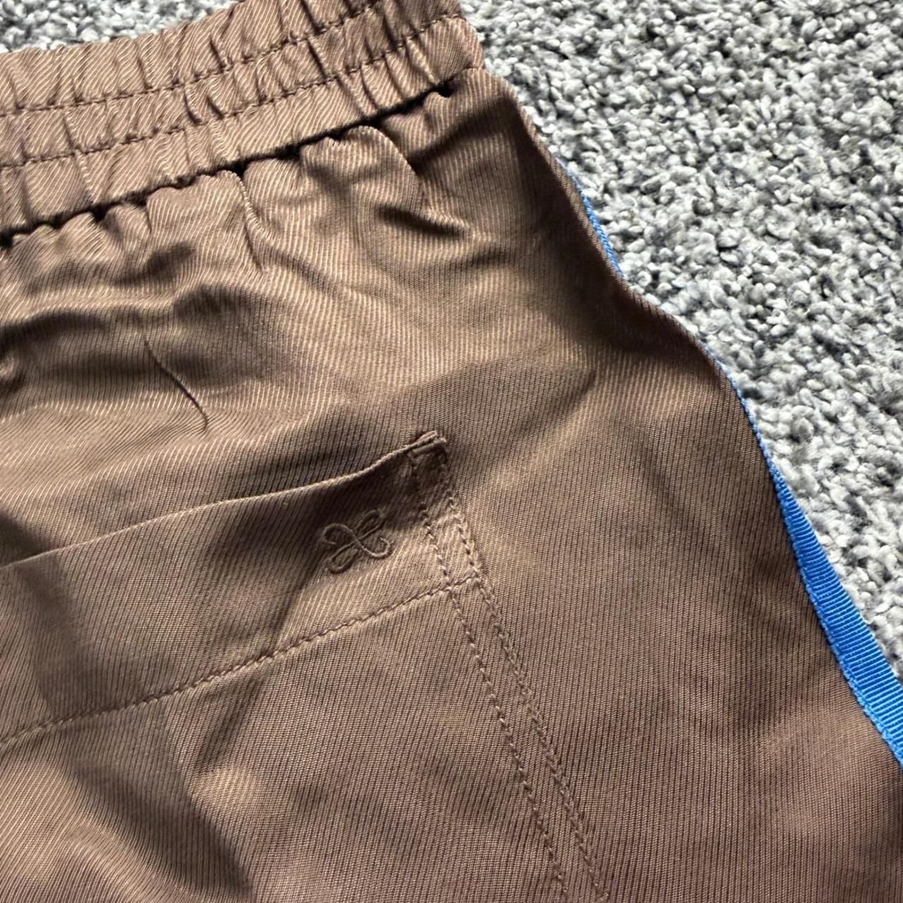 Maeve The Brooklin Track Shorts Brown Blue Size L New 8