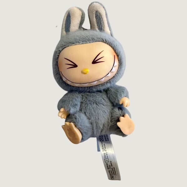 Pop Mart Labubu The Monsters Plush Vinyl Figure Grey Bunny Suit