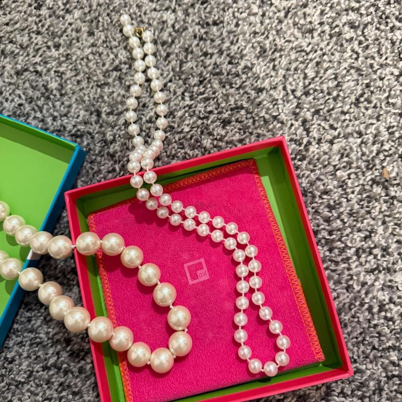 JCP Faux Pearl Necklace Set Graduated and Uniform Strands 3
