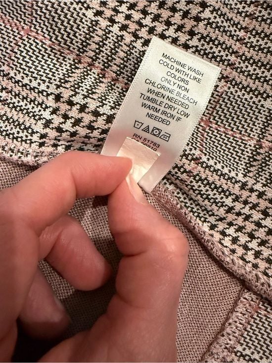 Maurices Plaid Open-Front Blazer in Mauve Pink 7