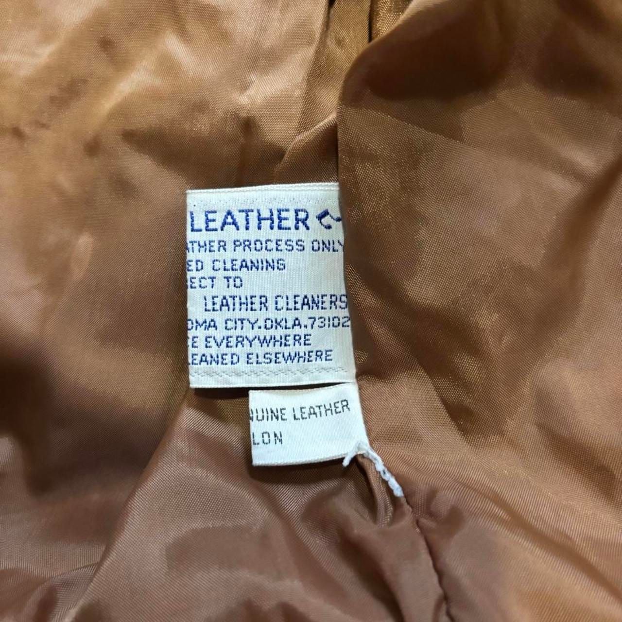 Vintage West Winds Suede Leather Bomber Jacket Size 42 7