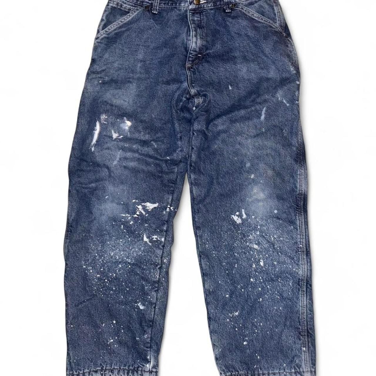 Wrangler 94GRWID Fleece Lined Painter Jeans 32x30 2