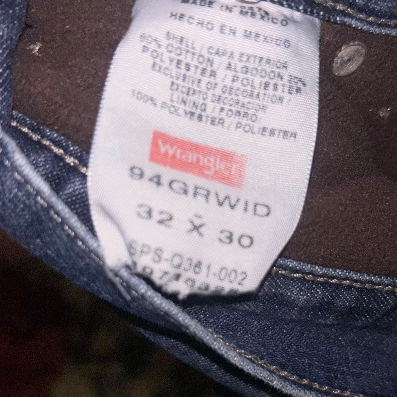 Wrangler 94GRWID Fleece Lined Painter Jeans 32x30 4