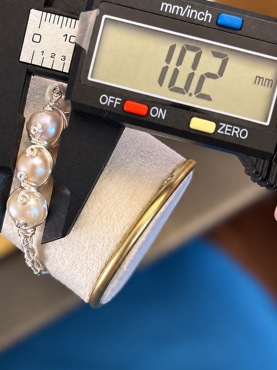 PICK 1 • Freshwater Pearl Wire Bangle • Hand-Wired Nickel Free Hypoallergenic 5