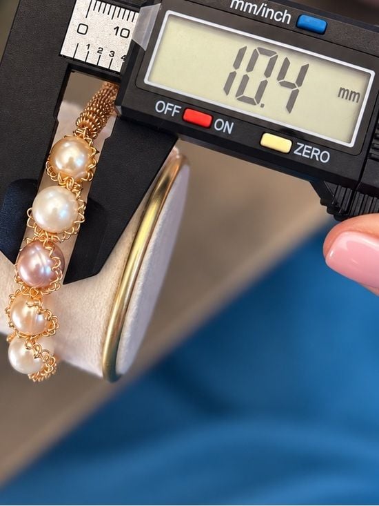PICK 1 • Freshwater Pearl Wire Bangle • Hand-Wired Nickel Free Hypoallergenic 11