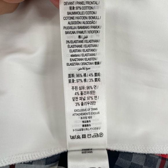 Burberry Kids White Chequerboard Panel Polo Dress 15