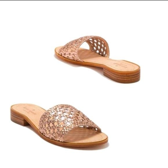 kate Spade New York Women's Berlin Woven Leather Sandal 2