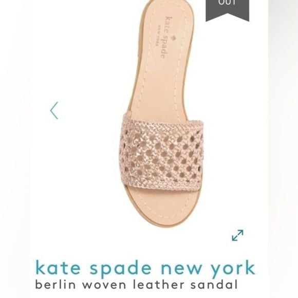 kate Spade New York Women's Berlin Woven Leather Sandal 3
