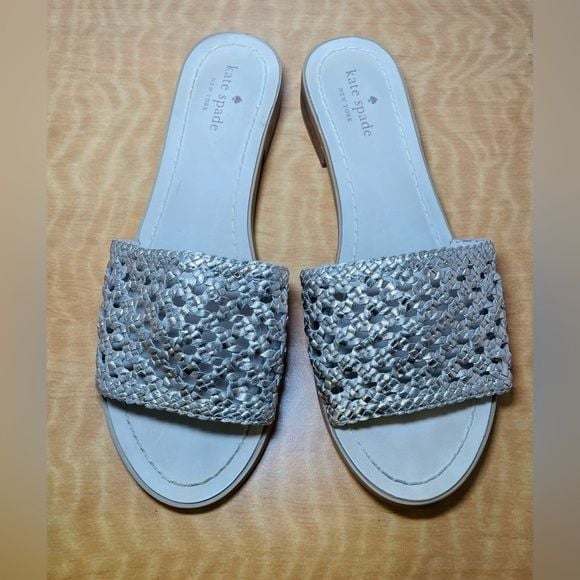 kate Spade New York Women's Berlin Woven Leather Sandal 10