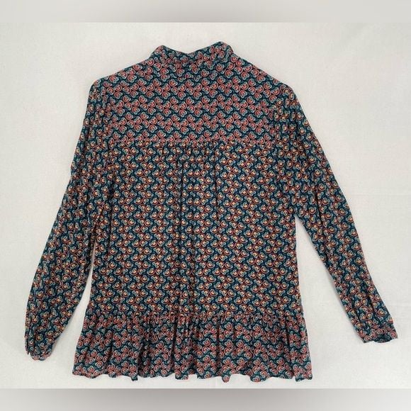 Antropology Maeve Janie Flounced Peasant Blouse 5