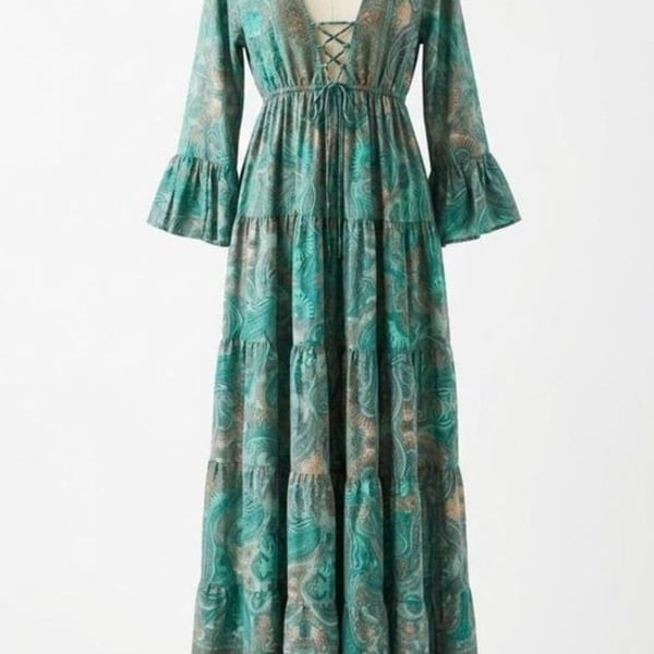Boemo Anthropology Paisley Maxi Dress line