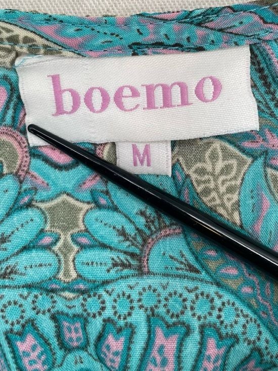 Boemo Anthropology Paisley Maxi Dress line 10