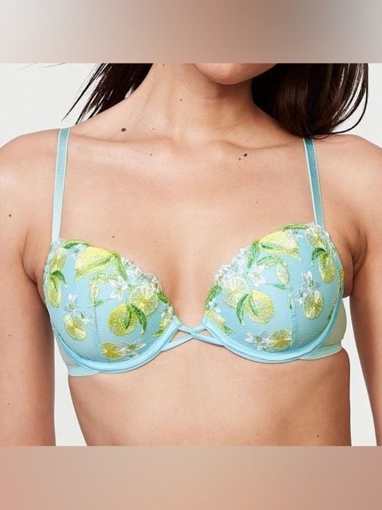 Victoria's Secret Dream Angels Lemon Embroidery Demi Bra 2