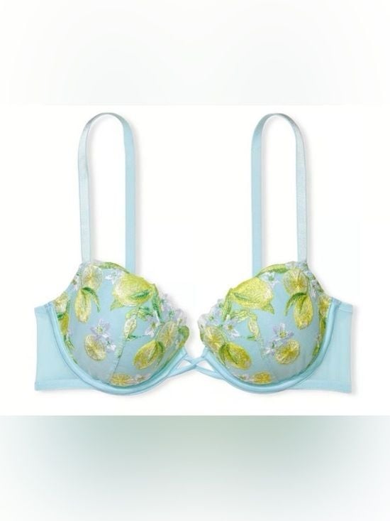Victoria's Secret Dream Angels Lemon Embroidery Demi Bra 3