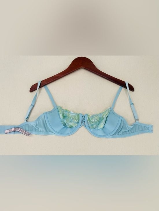 Victoria's Secret Dream Angels Lemon Embroidery Demi Bra 6