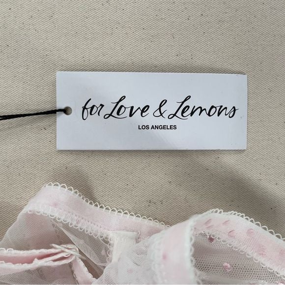 For Love & Lemons Evie Longline Bra, collaboration with Victoria's Secret. 13