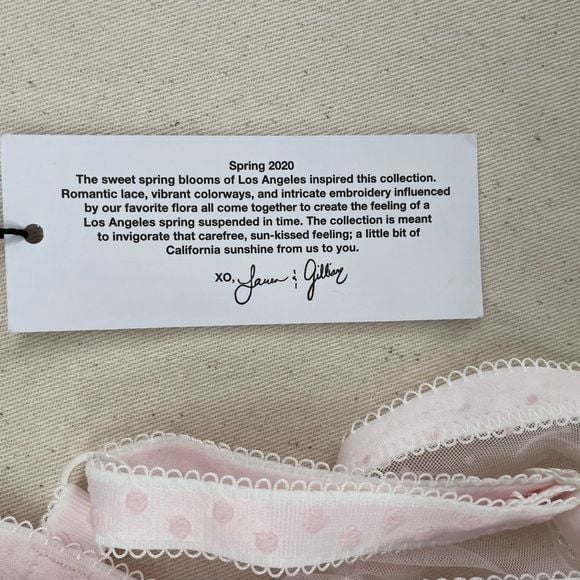 For Love & Lemons Evie Longline Bra, collaboration with Victoria's Secret. 14