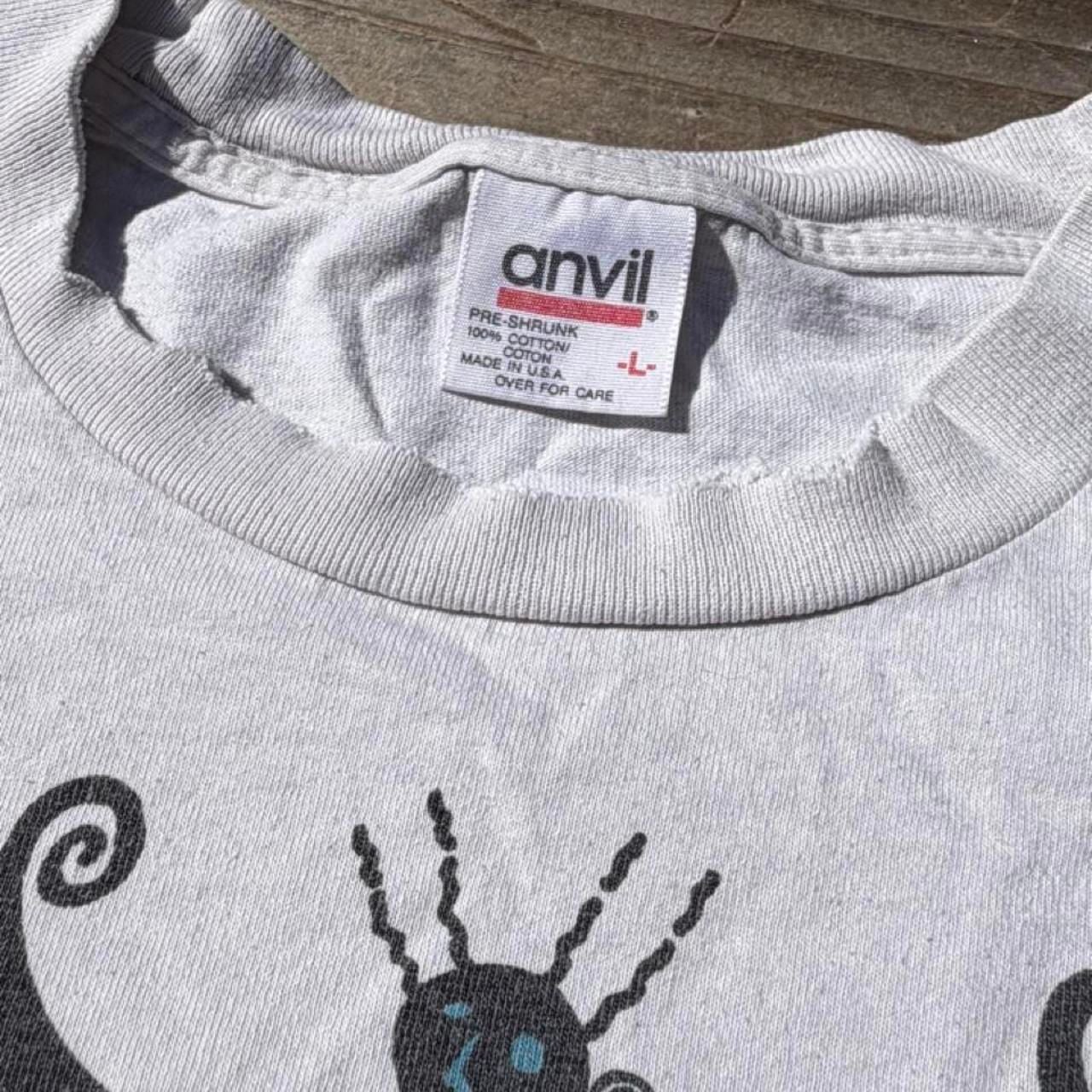 Vintage 1995 Anvil Native American Long Sleeve Graphic T-Shirt 3