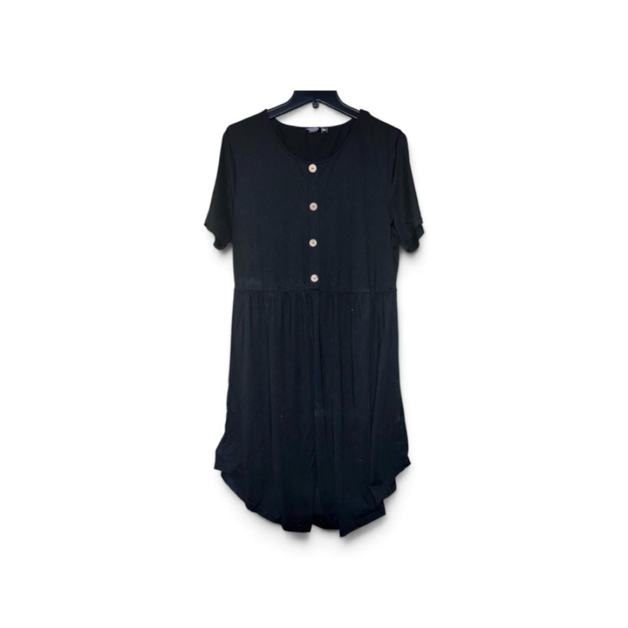 SHEIN Curve Black Babydoll Dress 3XL 2