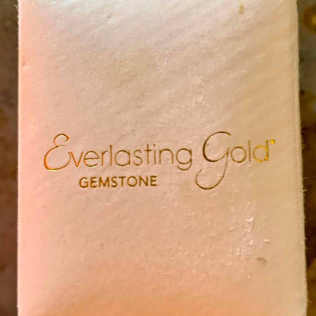 Everlasting Gold 10KYG Created Ruby Stud Earrings 4