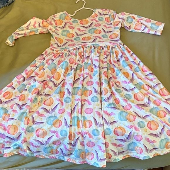 Mila & Rose Pumpkin Pattern Dress 2