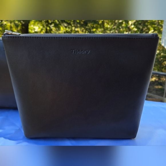 Theory Black Cosmetic Bag 3
