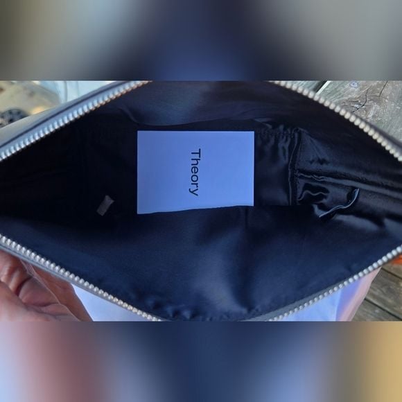 Theory Black Cosmetic Bag 6