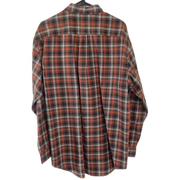 Ralph Lauren Men's Plaid Shirt - Red and Gray 3